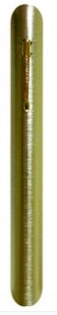 Custom Brushed Gold Anodized Crumber with Gold Plated Pocket Clip main image